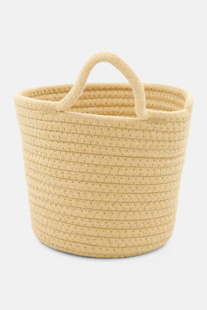 Muy Mucho Cotton Rope Storage Basket, Beige
