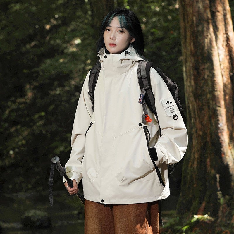 Explosive Couple'S Charge Clothes Men'S And Women'S Three-In-One Two-Piece Set Men'S And Women'S Windproof Waterproof Outdoor Mountaineering Clothes Jacket - Image 1