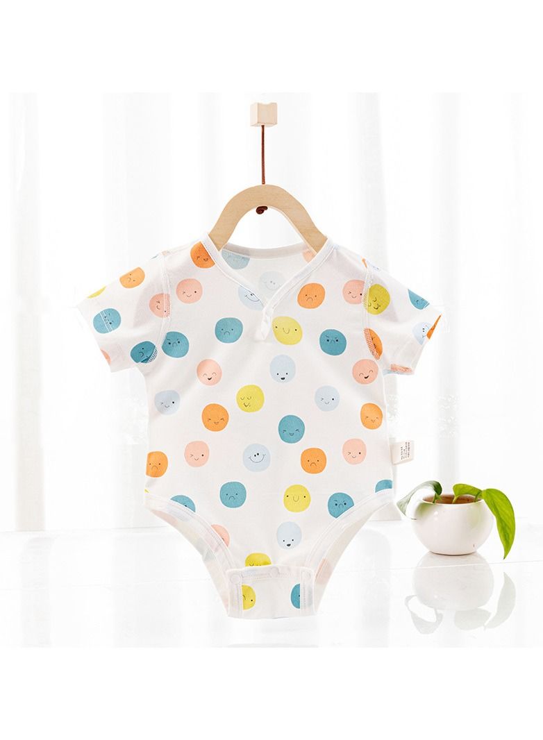 Loquat Baby Summer Short Sleeve Cute Comfortable Jumpsuit