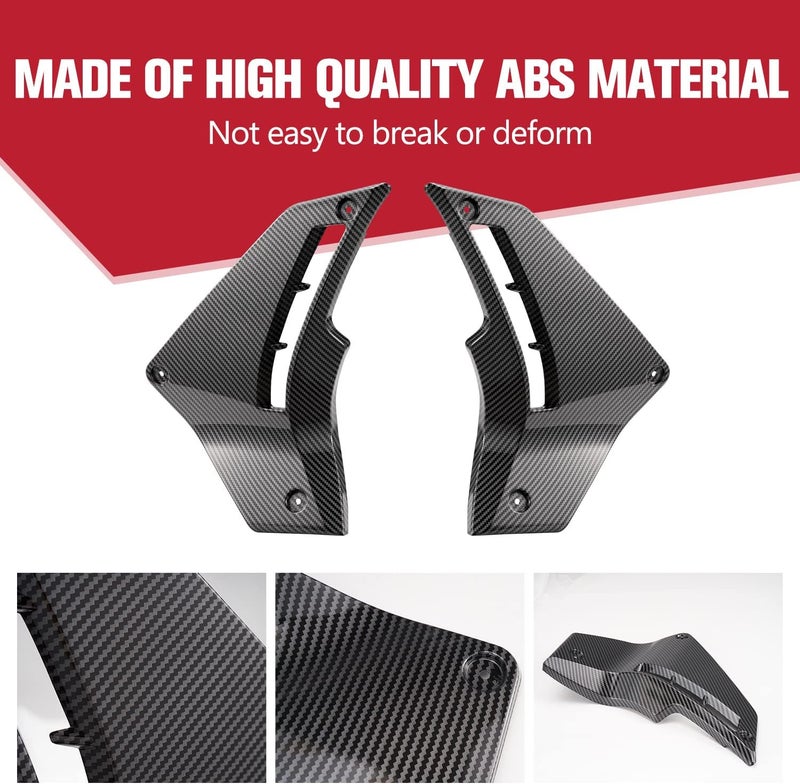 A & UTV PRO Ryker Lower Fairing Panels Kit - Carbon Fiber Pattern for Can-Am Ryker All Models - Image 2