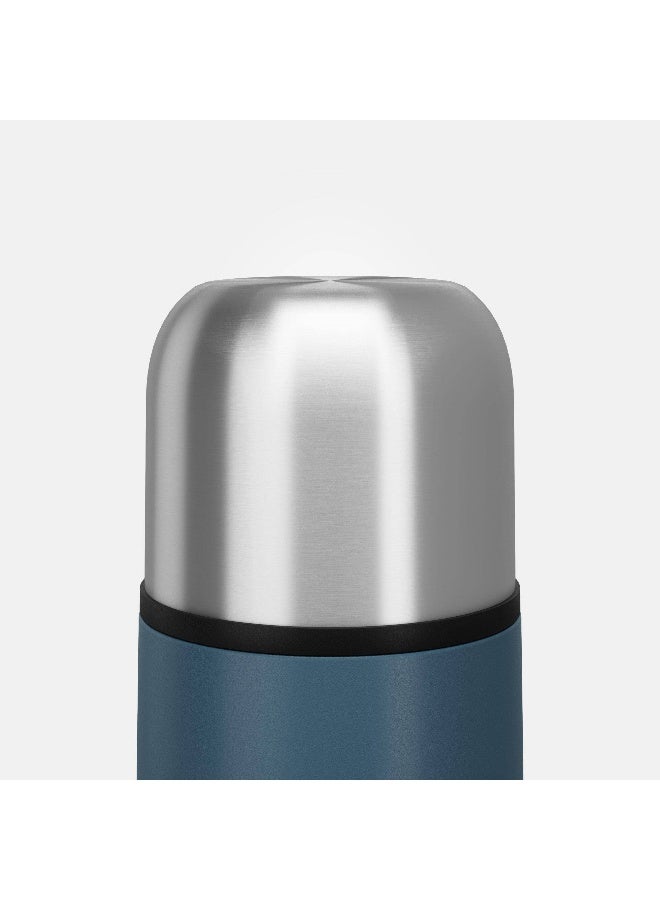 Quechua 0.4 L Stainless Steel Isothermal Flask with Cup for Hiking - Blue - Image 2