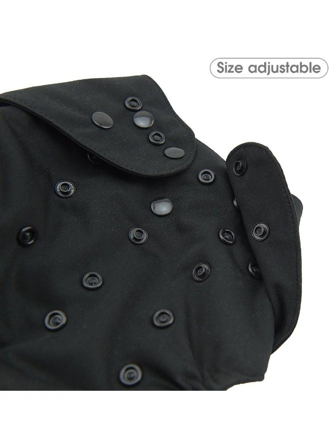 Babygoal Cloth Diaper Covers for Fitted Diapers and Prefolds with Double Gusset, Adjustable Reusable for Baby Girls - Image 4