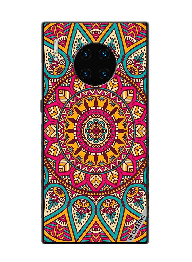 VR CREATIVE Protective Case Cover For Huawei Mate 30 Pro Mandala Design Multicolour - Image 1