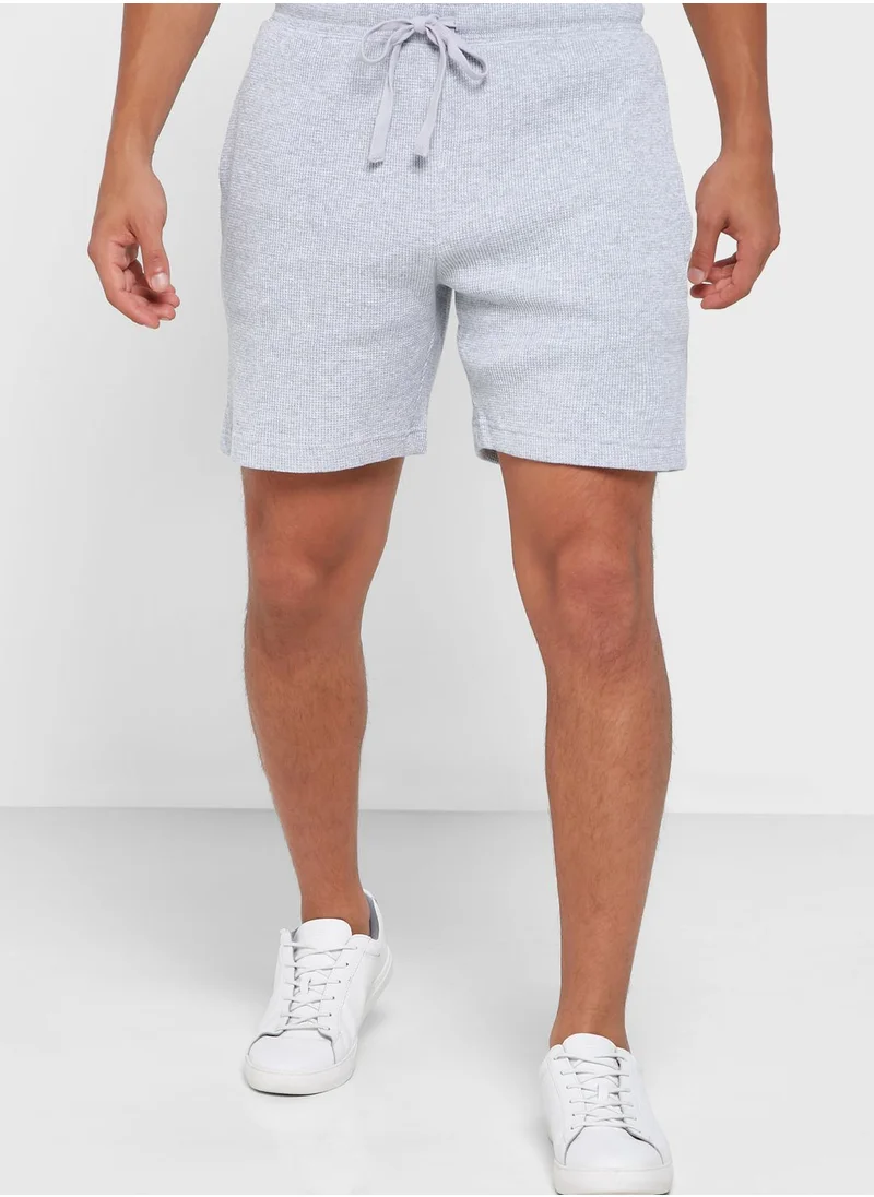 Cotton On Waffle Jogger Short/Grey Marle