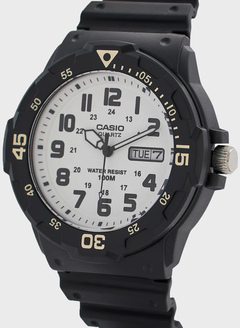 CASIO Silicone Strap Analog Watch