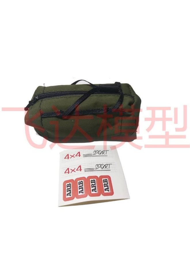 MN128 MN168 Wrangler Upgrade Modified Car Roof Light Can Be Lit RC Car Decoration Luggage Bag 