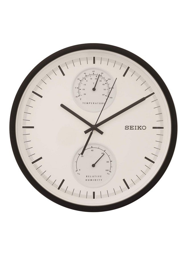 Seiko Seiko Wall Clock (30.5 cm x 30.5 cm x 4.6 cm, Black, QXA525KN)  - Image 5