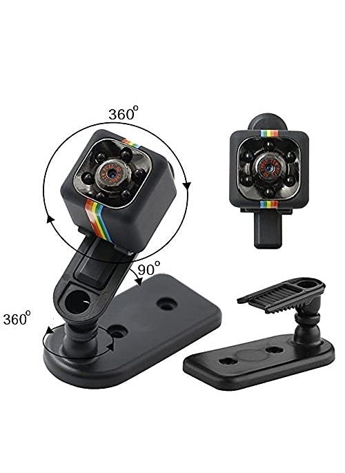 TECHNOVIEW TECHNOVIEW 1080P Mini Spy Camera with Low Light Vision Video Audio Recording for Home Indoor Outdoor Security Black  - Image 4