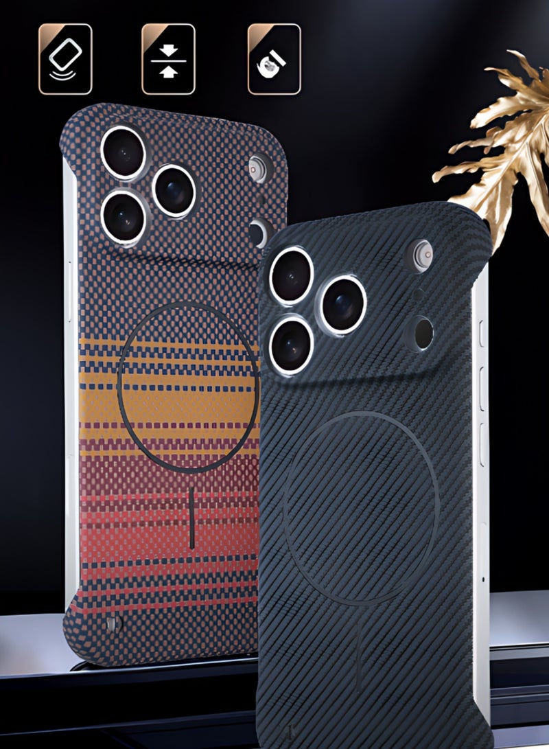 اووكاي جراب مغناطيسي لهاتف iPhone 17 Pro Max، متوافق مع MagSafe، جراب هاتف مقاوم للصدمات بتصميم بسيط مقاوم للخدش لهاتف iPhone 17 Pro Max - Image 3