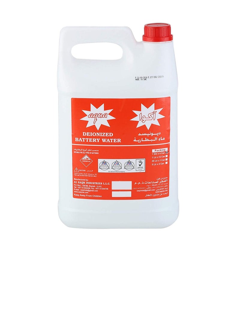 Aqua Deionized Battery Water - 3.78 l - Image 3