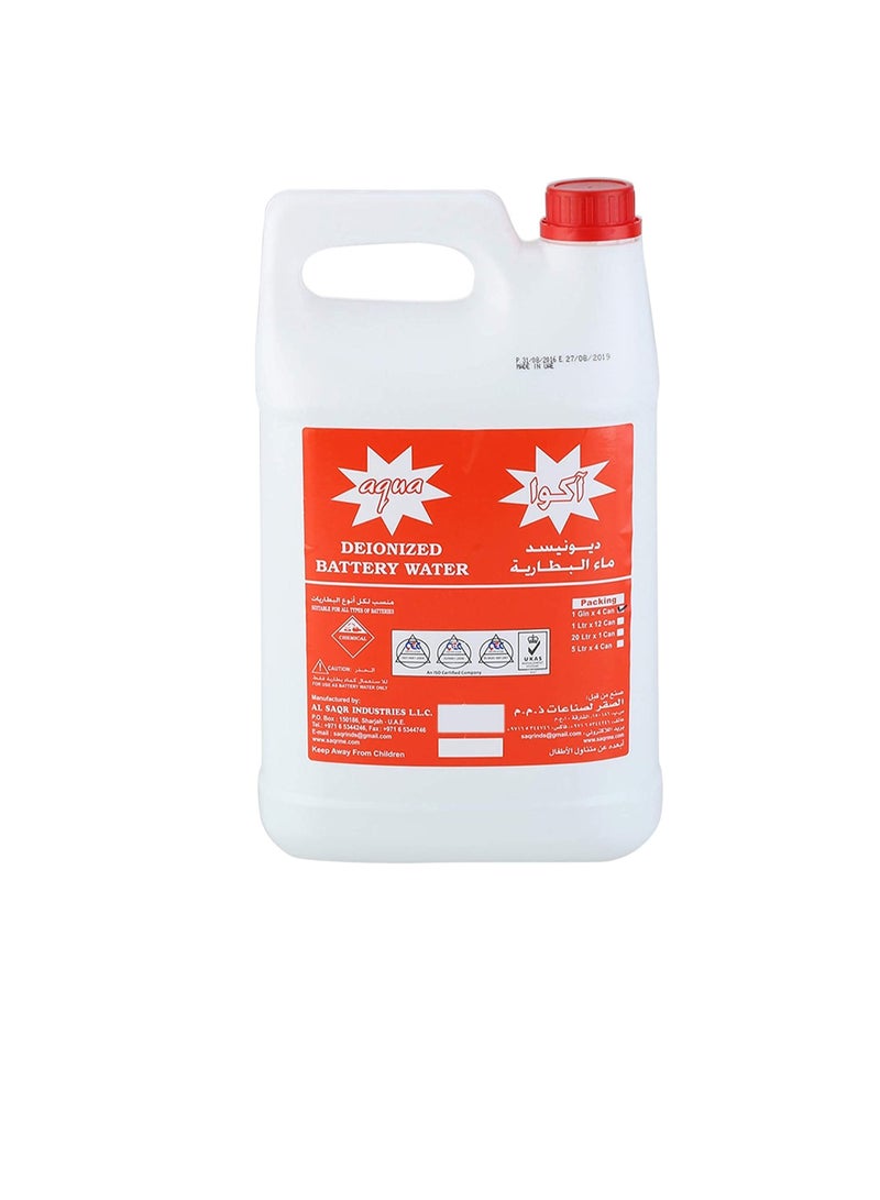 Aqua Deionized Battery Water - 3.78 l - Image 2
