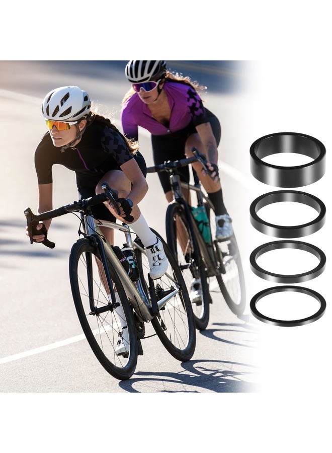 Bruislard Pack of 8 Bicycle Stem Spacers Ahead Spacer 1 1/8 Inch Aluminium Bicycle Handlebar Spacers Bike Headset Spacers for Road Bike 2 mm/3 mm/5 mm/10 mm - Image 4