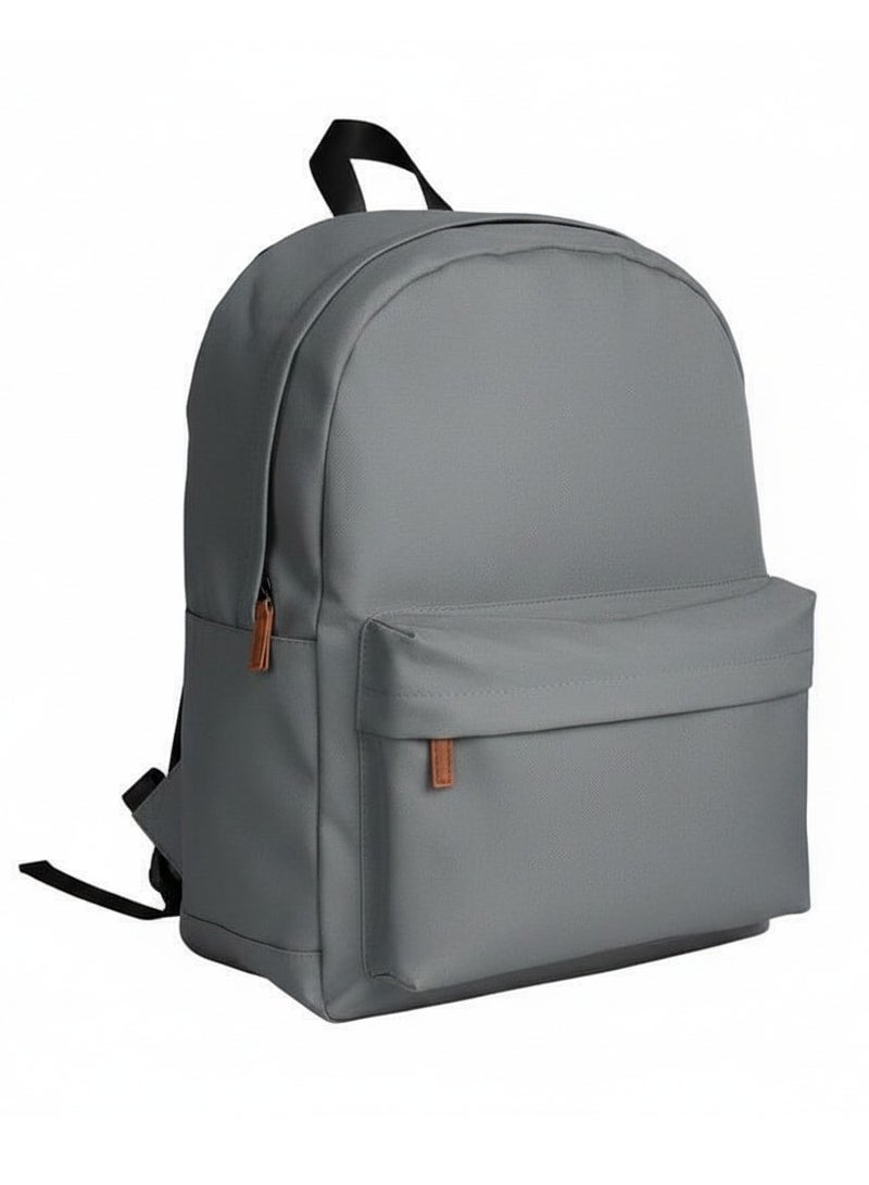 giftology School Backpack Water Resistant Bookbag Casual Lightweight Travel Rucksack Daypack Backpacks for Men Women College High School Bags Backpack for Boys Girls Teens - Grey - Image 1