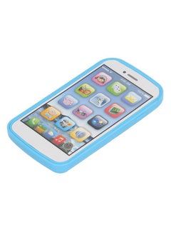 NIBEMINENT Kids English Learning Machine Touching Screen Phone Shaped Language Educational Blue  - Image 2