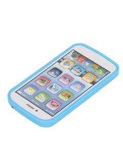 NIBEMINENT Kids English Learning Machine Touching Screen Phone Shaped Language Educational Blue  - Image 5