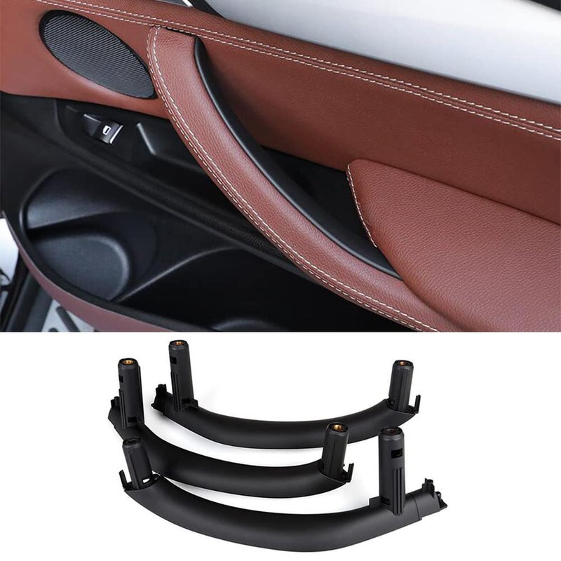 CHUANGHUI Car Door Handles for BMW X5 X6 F15 F16 20142018 Interior Door Handles Replace Cover Car Door Pull Handle Accessories Black