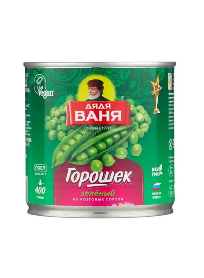 Uncle Vanya Canned Green Peas (400g)
