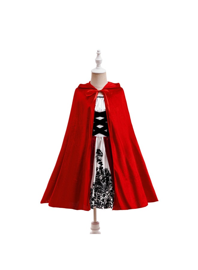 Halloween Kidsren's Costumes Girls' Clothes Vampire Cos Clothes Witch Little Red Riding Hood Cloak Kindergarten Devil Skirt