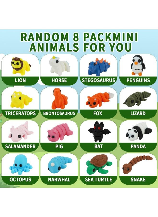 3D Printing Animal Toy Suit-handicraft Ornaments Creative Hand-made Animal Joint Activity Model Toy-Colour:Little Lion-5cm  - Image 4