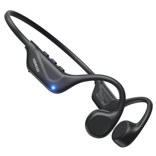 Yomdud Bone Conduction HeadphonesOpen Ear HeadphonesWireless Headphones with MicBluetooth 5410H Playtime IPX5 WaterproofSports Headphone for Running Outdoor - Image 1