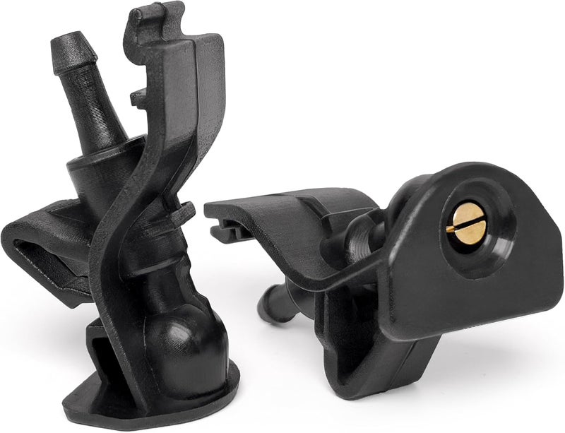 Click&Fit Adjustable Windscreen Washer Nozzles Compatible with Ford Explorer MK5 2011-2015, Ford Mustang 2010-2014 – Screen wash Wiper Spray Jets replases BB5Z17603A, AR3Z17603A, 2-Pack Kit - Image 1