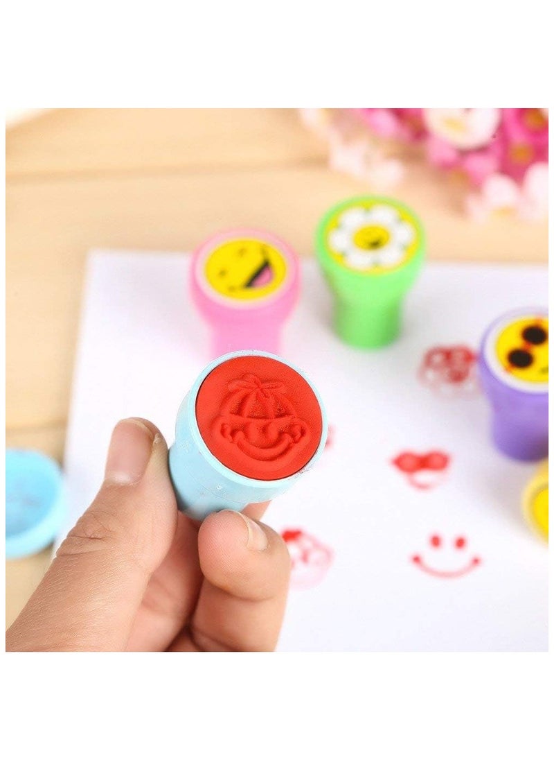 TOY GARDEN 20 PCS Kids Stamps Set – Emoji & Motivational Reward Stamps for Teachers, Parents & Students, Self-Inking Stamp Gift for School or Home  - Image 3
