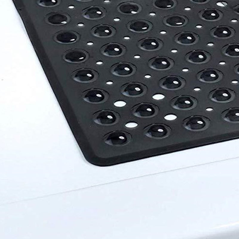 2pcs 53x53cm Non- Floor Mat Foot Pad Bathroom Door Mat Shower Floor Pads Bathroom Accessories Black - Image 5