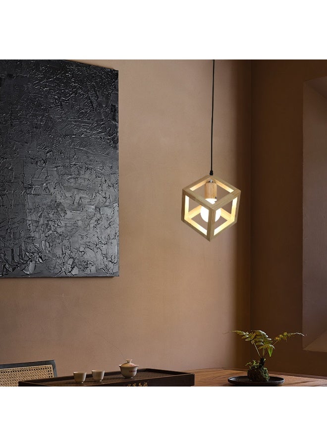 Hummer Wooden single hanger E27*1L - Image 1