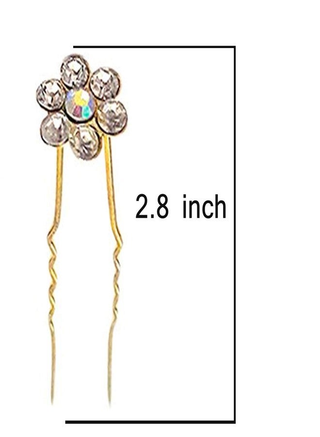 غلان دبابيس شعر جودا بتصميم تقليدي من جلان، دبابيس شعر للبنات، إكسسوارات شعر ذهبية اللون للنساء (مجموعة من 12 قطعة) (دبابيس جودا 5) - Image 3