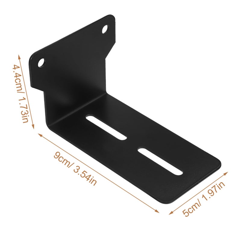Universal Slim Speaker Wall Mount Adjustable Bracket for TV Home Audio Systems - Image 3