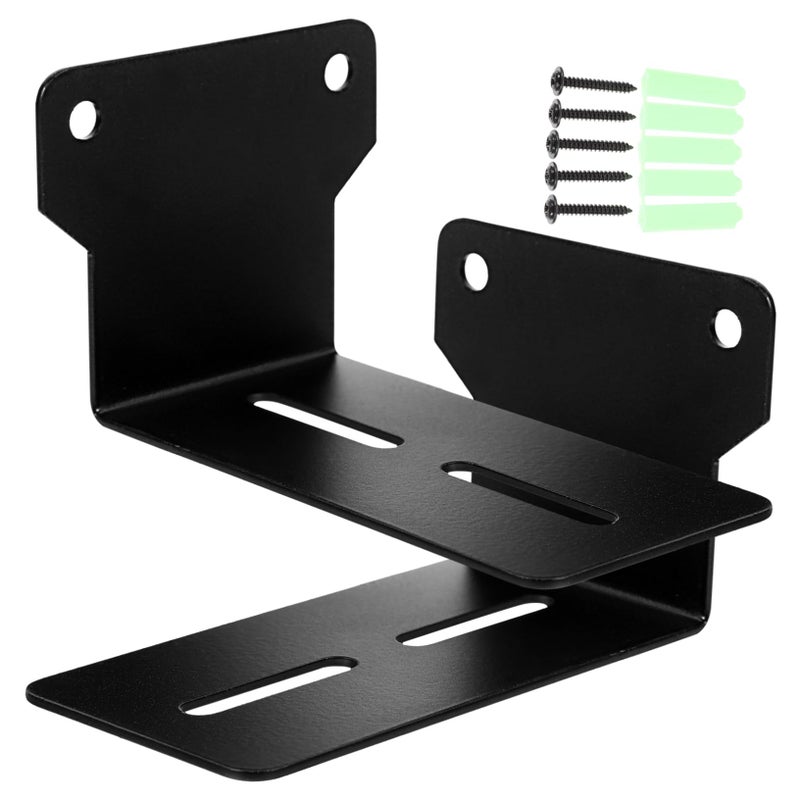 Universal Slim Speaker Wall Mount Adjustable Bracket for TV Home Audio Systems - Image 2