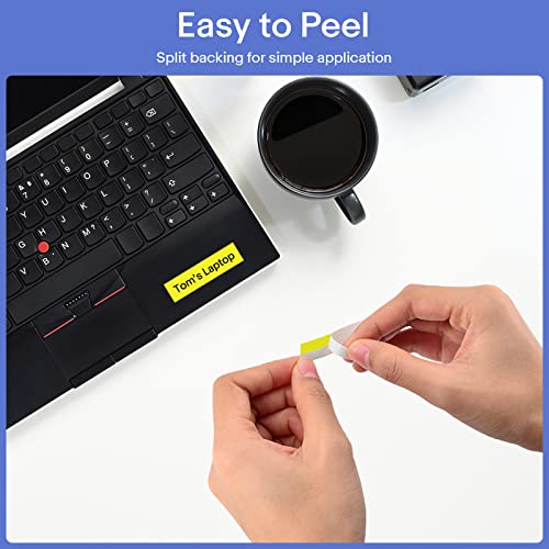 GREENCYCLE 6 Pack 18mm 0.7 Inch Laminated Multi Color Tape Compatible for Brother P-Touch TZe TZ Tape TZe-241 141 441 541 641 741 18mm Label for PT-D400 D410 D600 D610BT Label Maker - Image 4