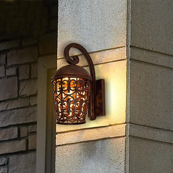 Designers Fountain Designers Fountain Amherst 1-Light Outdoor Wall Lantern Sconce, Burnt Umber, 97591-BU  - Image 3