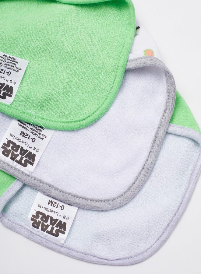 STAR WARS Baby Boys Baby Yoda Bandana Bibs 3 Pack Set for Feeding, Teething, and Drooling (Green/White/Grey, 0-12 Months) - Image 5