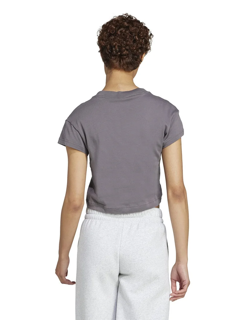 اديداس تيشيرت أطفال بشعار صغير أيقونات المستقبل