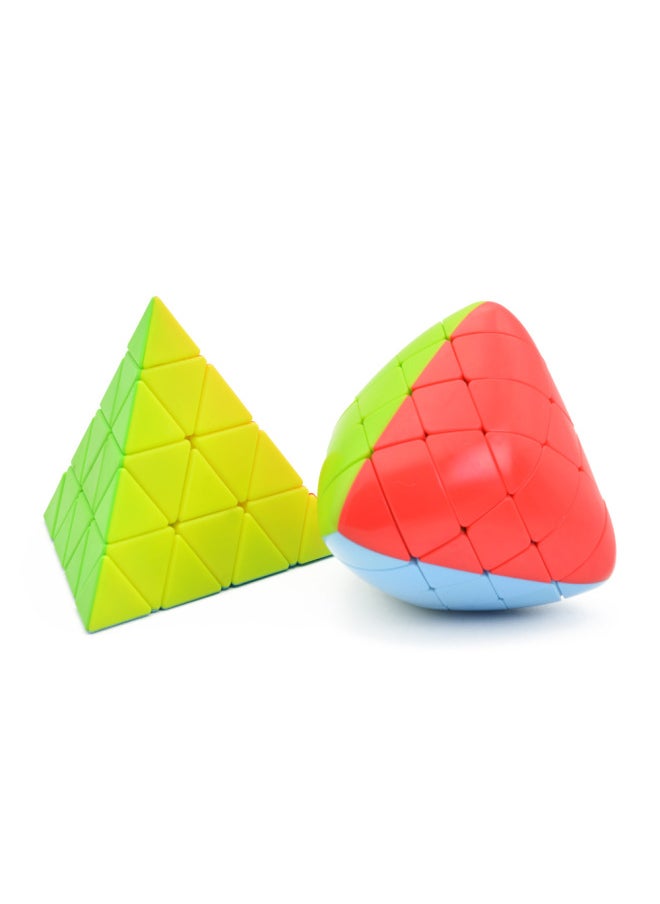 null - [lefun Colorful Special-shaped Series Rubik's Cube] Fourth-order Changing King Kong Moving Edge Zongzi Hot Wheel Wind Pyramid Rubik's Cube-Color:Updated Level 4 Transforming King Kong-color - Image 1
