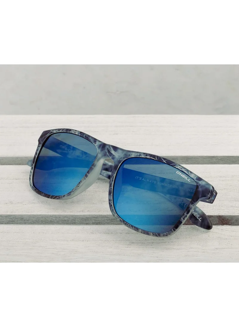 O'NEILL ONS-Chagos 2.0 Polarized Square Sunglasses for Men Blue 55mm
