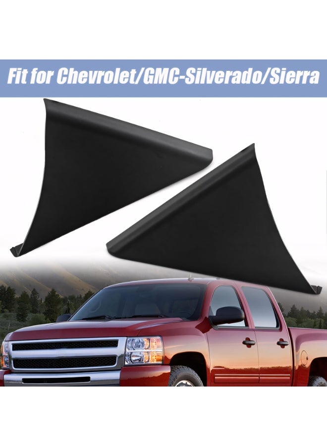 Interior Front Door Upper Trim Panel Set for Chevy & GMC 2007-2014, Compatible with Avalanche, Silverado, Suburban, Tahoe, Sierra, Yukon - Replaces OEM 25857289 - Image 5
