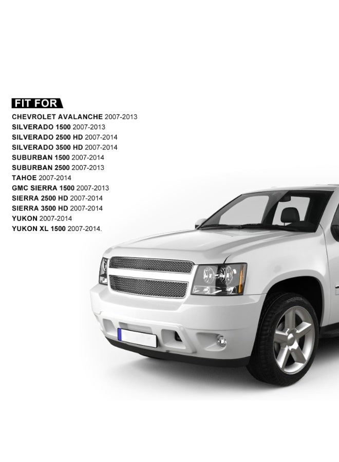Interior Front Door Upper Trim Panel Set for Chevy & GMC 2007-2014, Compatible with Avalanche, Silverado, Suburban, Tahoe, Sierra, Yukon - Replaces OEM 25857289 - Image 3
