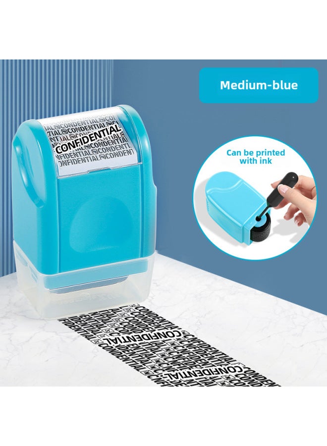 Roller-type Security Seal Random Code Privacy Seal Original Seal Oil Express Daub Pen Anti-leak Cover Information - Image 1