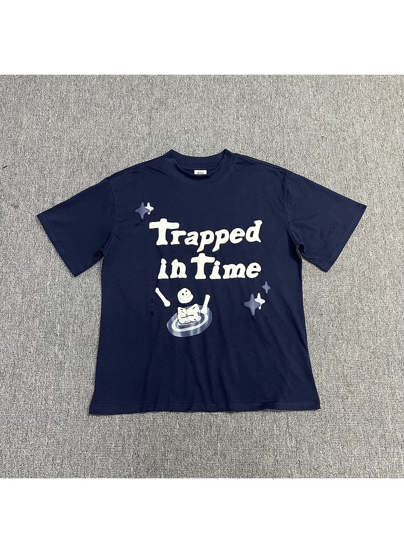 Generic - Broken Planet Unisex Tee with Foam Print Dark blue - Image 1