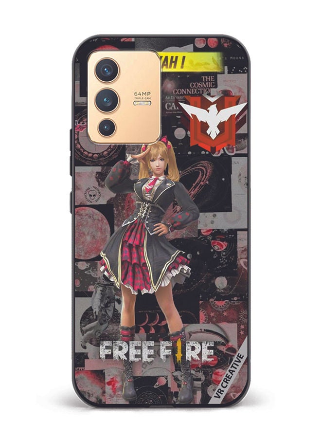 VR CREATIVE Protective Case Cover For Vivo V23 5G Free fire Design Multicolour - Image 1