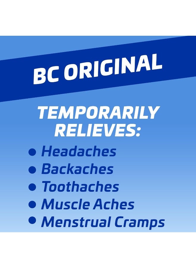 BC Powder | Fast Pain Relief | Aspirin (NSAID) & Caffeine | 50 Count