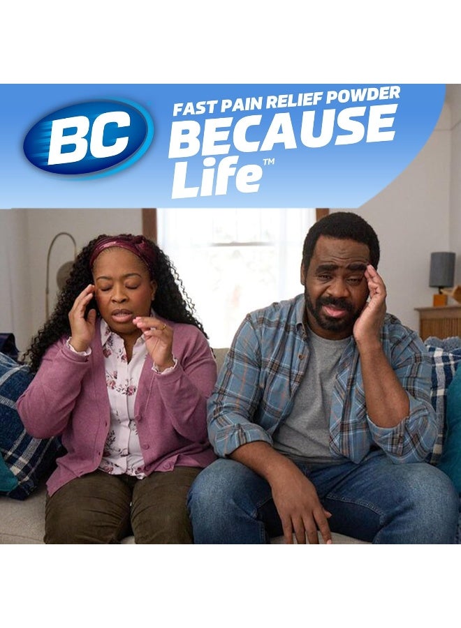 BC Powder | Fast Pain Relief | Aspirin (NSAID) & Caffeine | 50 Count