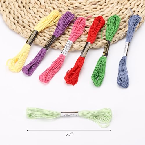 acDesign 300 Colors Embroidery Floss Kit - Premium Friendship Bracelet String and Yarn for Crafts, Durable Embroidery Thread for DIY Projects - Image 2