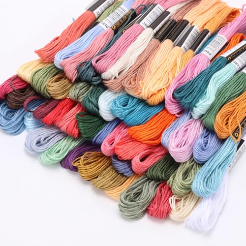acDesign 300 Colors Embroidery Floss Kit - Premium Friendship Bracelet String and Yarn for Crafts, Durable Embroidery Thread for DIY Projects - Image 3