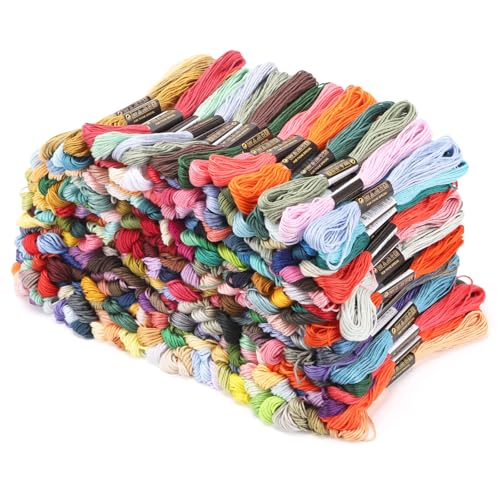 acDesign 300 Colors Embroidery Floss Kit - Premium Friendship Bracelet String and Yarn for Crafts, Durable Embroidery Thread for DIY Projects - Image 1