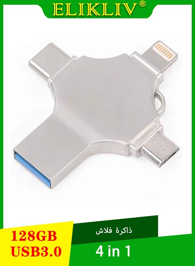 elikliv Elikliv 4-in-1 Multi Functional Otg Usb Flash Drive microusb ZAFBA4E9BC8098315C46BZ