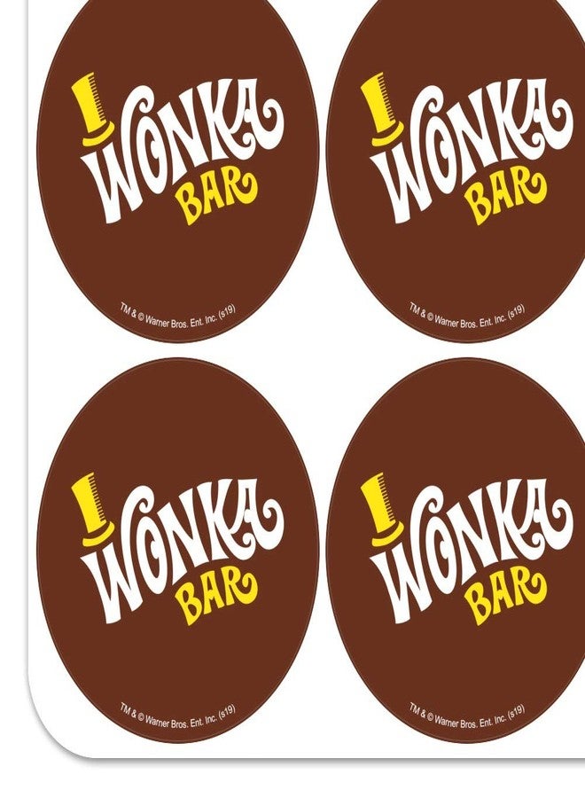 GRAPHICS & MORE Willy Wonka and The Chocolate Factory Wonka Bar Logo Planner Calendar Scrapbooking Crafting Stickers - Image 2