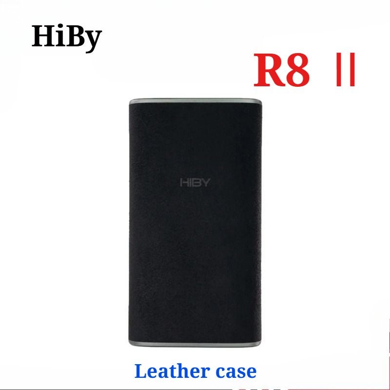 HiBy R8 II Suede Leather Protective Case Official Luxury Precision-Fit Cover - Image 1